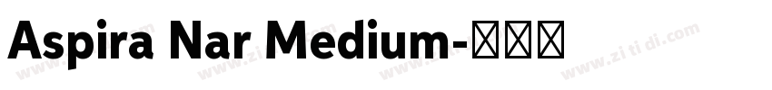 Aspira Nar Medium字体转换